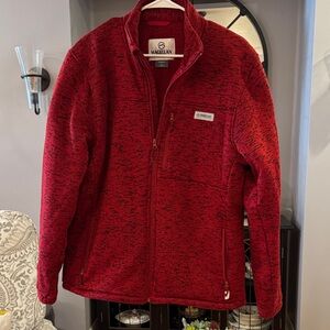 Magellan Red Full-Zip Jacket with Furry Lining